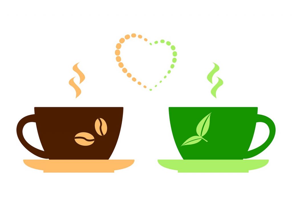 Káva vs zelený čaj